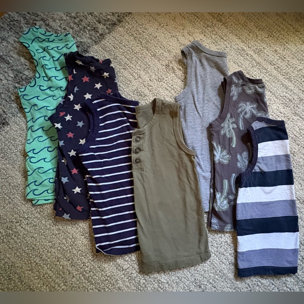 Assorted Toddler Boy Tanks Size 4T